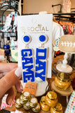 GAME DAY Acrylic Earring - Blue + White