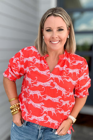 Marie Top - Wild Hearts Coral
