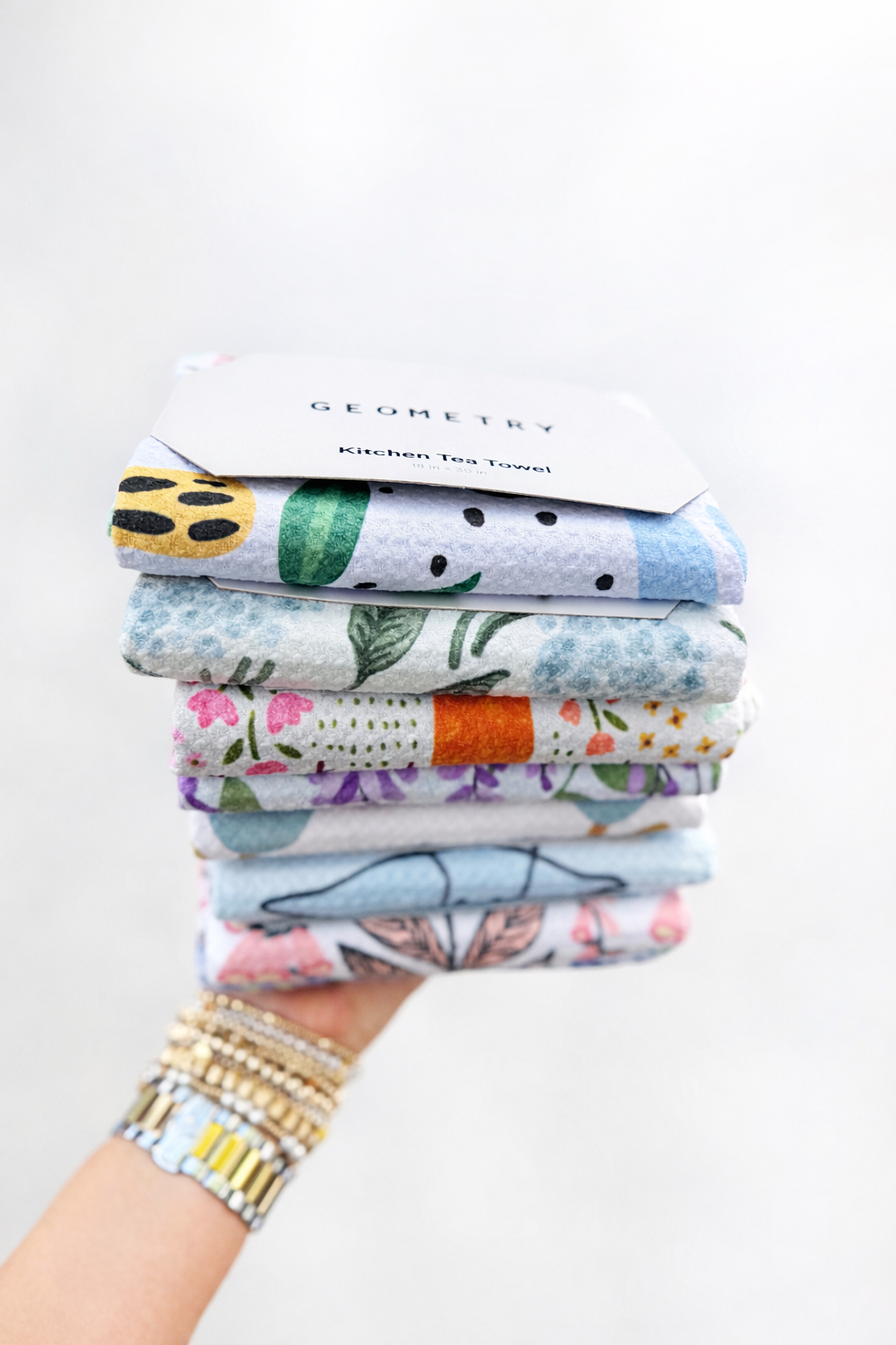 GEOMETRY TEA TOWELS AT B SOCIAL BOUTIQUE