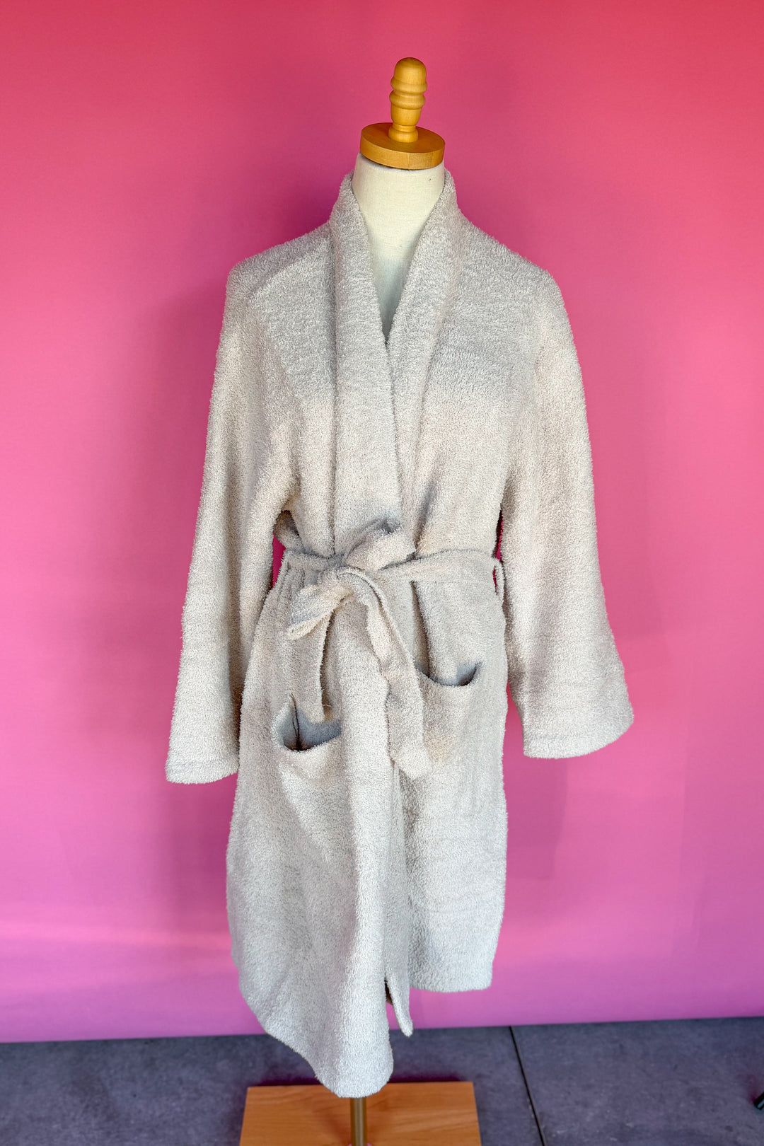 Barefoot Dreams: CozyChic® Solid Robe - Stone