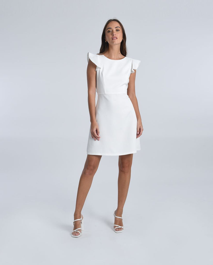 Molly Bracken: Oh So Chic Dress - White