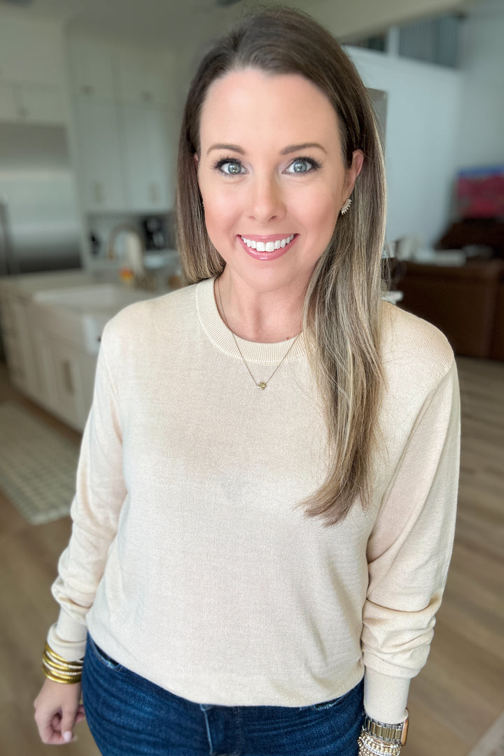 Z Supply: The Perfect Layer Sweater Champagne