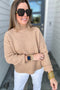 Molly Bracken: Beige Turtleneck Sweater