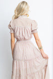 Karlie: Vintage Paris Smock Maxi Dress