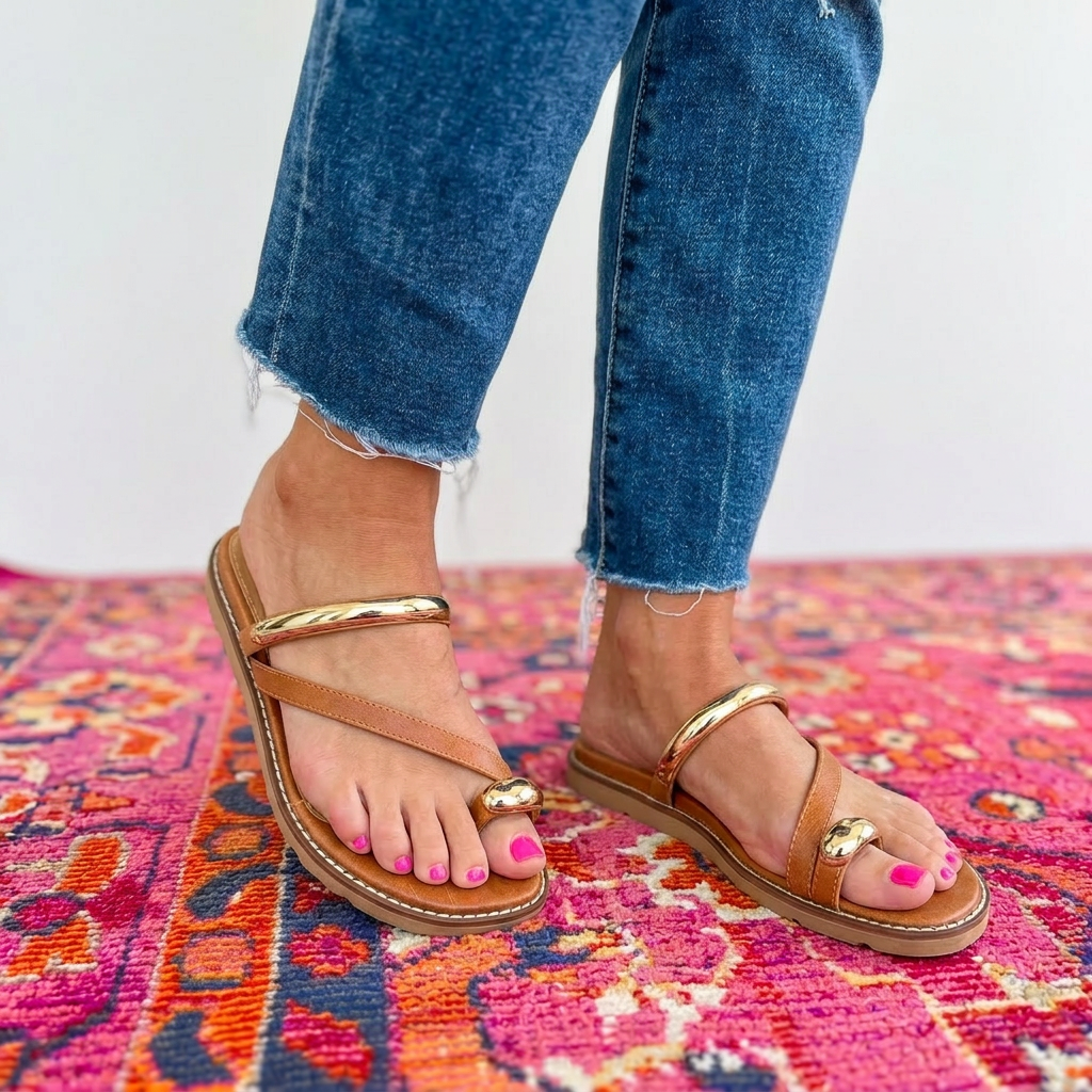 Corky's: Dirty Looks Sandal  - Cognac