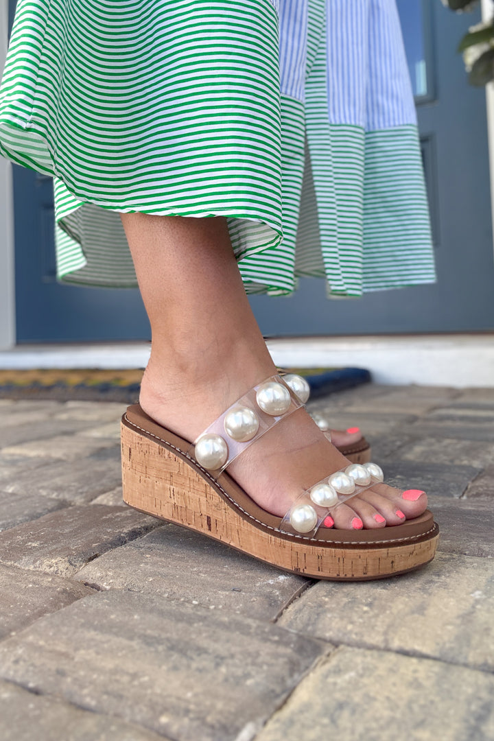 Corky's: Happy Go Lucky Pearl Wedge