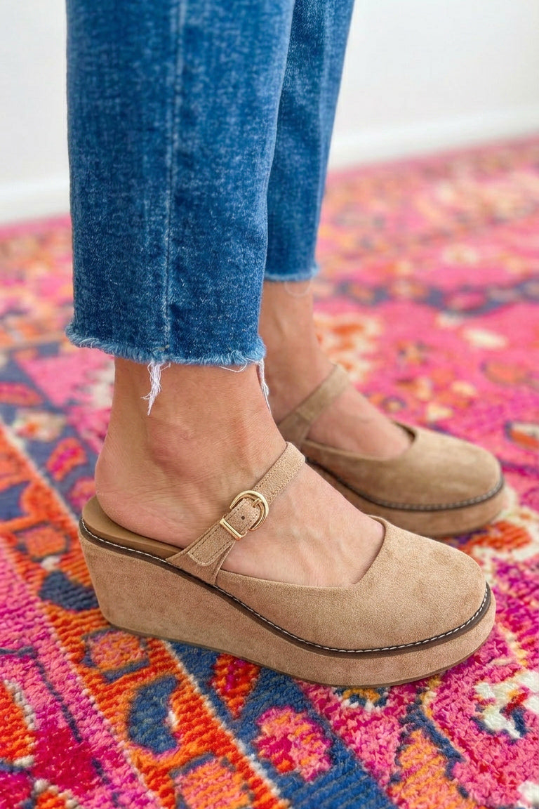Corkys: Me Time - Camel Faux Suede