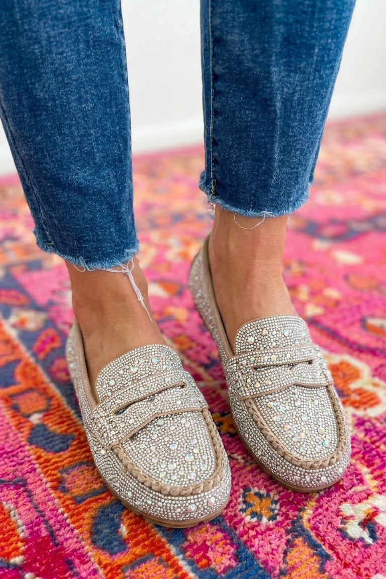 Corkys: Penny For Your Thoughts Loafers - Rhinestone