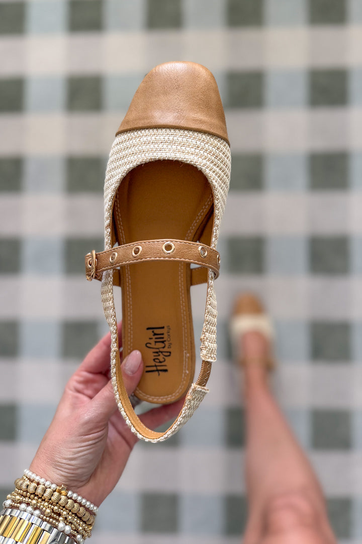 Corky's: Poker Face Slingback Mule - Raffia