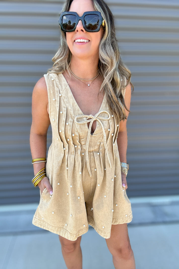 Golden Hour Pearl Romper