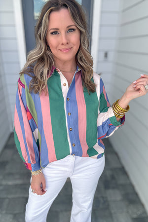 Stripe It Right Blouse