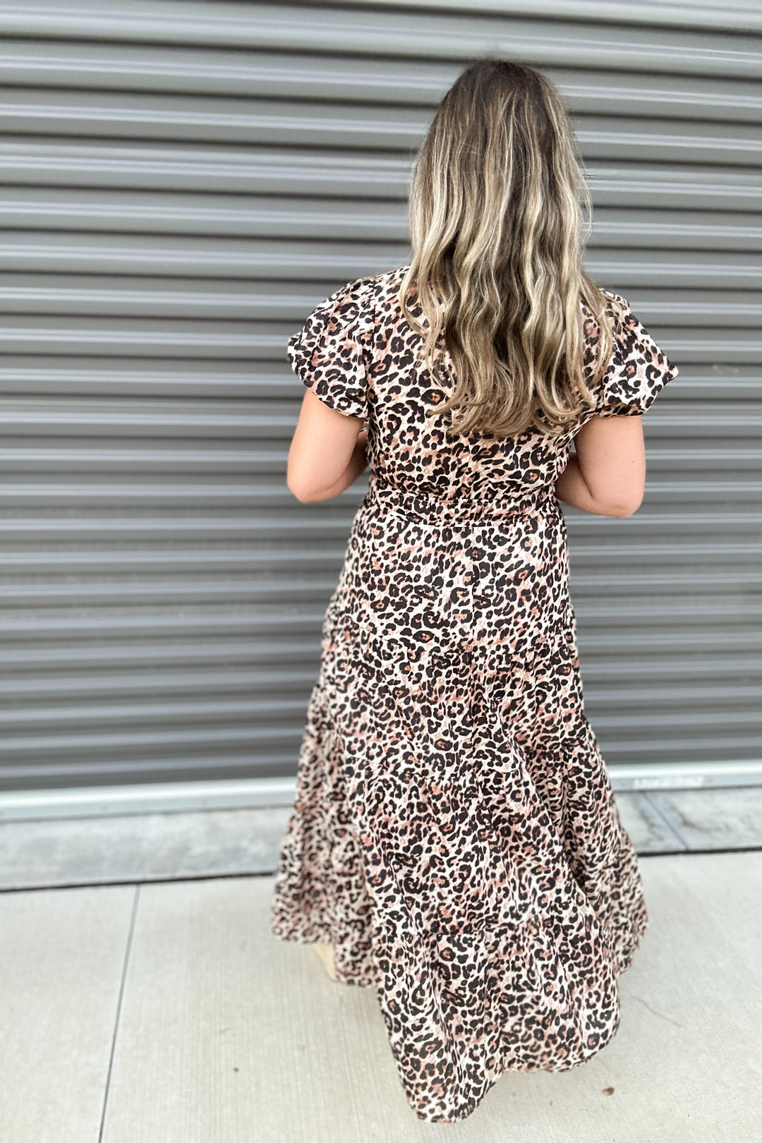 Tomorrow Is Calling Leopard Midi Dress