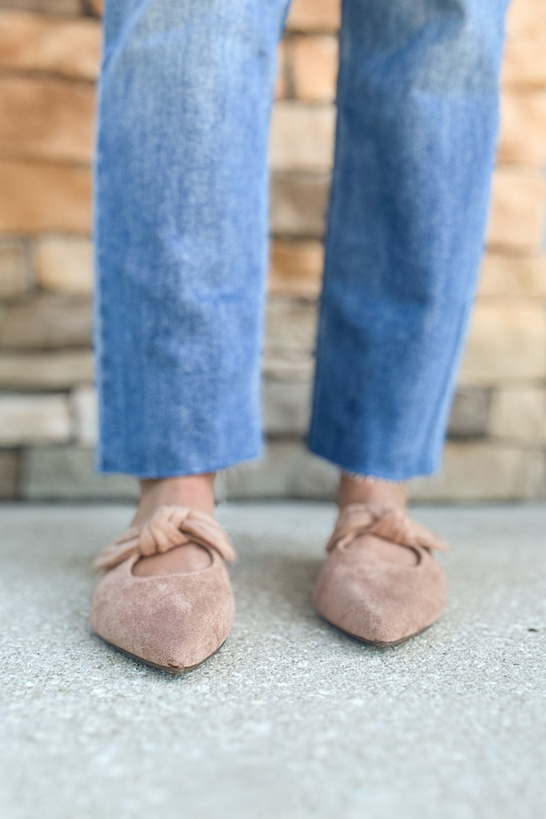 Corkys: Knotty But Nice Slide -  Camel Faux Suede