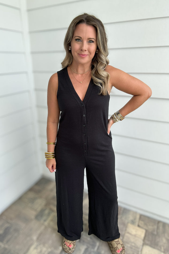Z Supply: Solace Jumpsuit Black