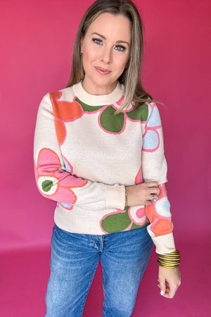 THML: Spring Flower Sweater