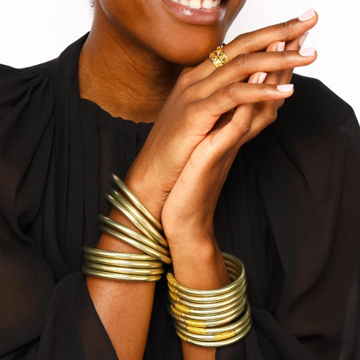 BuDhaGirl: Etoile All Weather Bangles® (Set of 6) - B Social Boutique