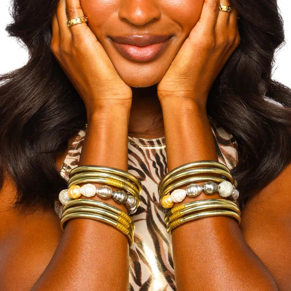 BuDhaGirl: Etoile All Weather Bangles® (Set of 6) - B Social Boutique