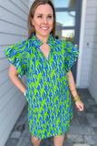 THML: Pebble Beach Dress - Green