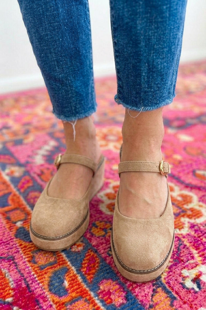 Corkys: Me Time - Camel Faux Suede