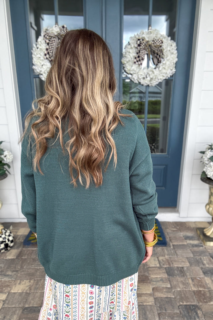 Z Supply: Sanborn Cardigan Emerald Cove