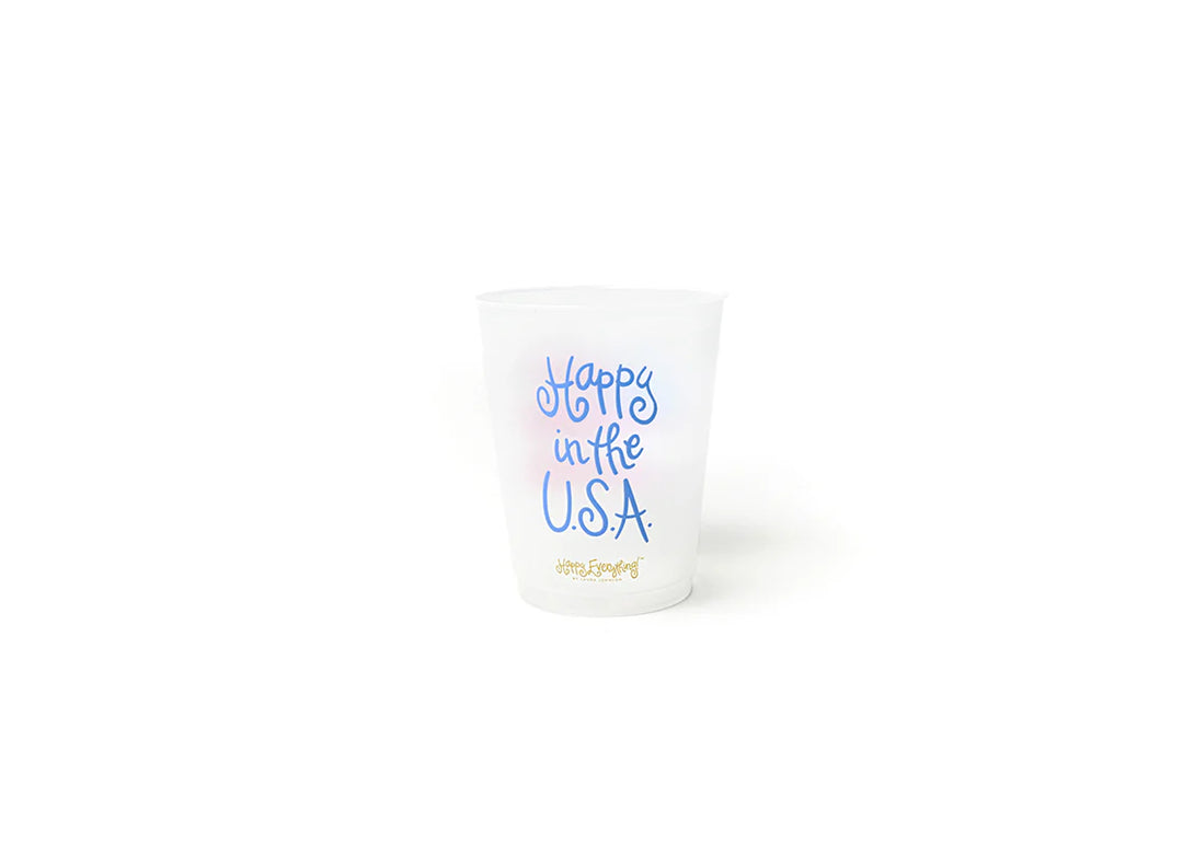 Happy Everything: Flag Frosted Cups Set of 10