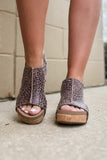 Corkys: Carley Wedge- Small Leopard