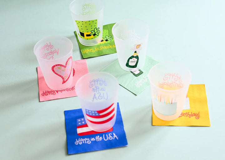Happy Everything: Flag Cocktail Napkins Set of 20