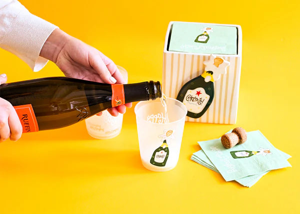 Happy Everything: Champagne Frosted Cups Set of 10