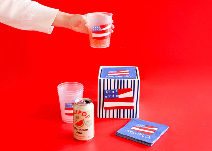 Happy Everything: Flag Cocktail Napkins Set of 20