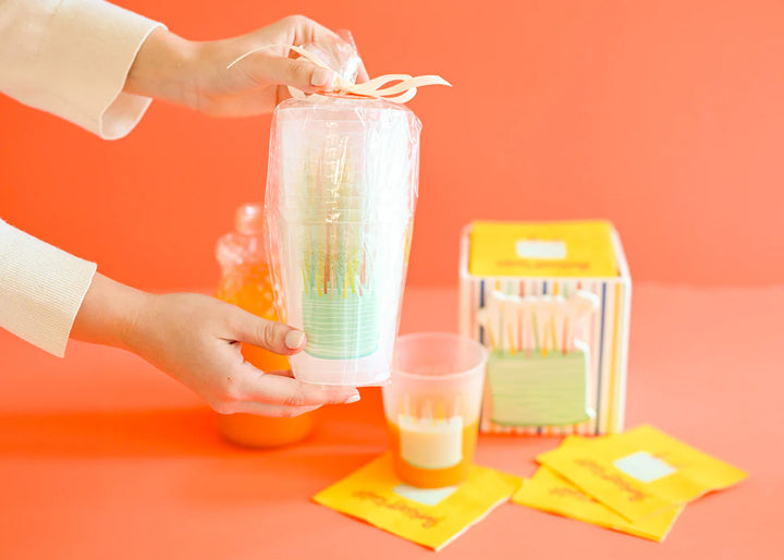 Happy Everything: Sparkle Cake Frosted Cups Set of 10