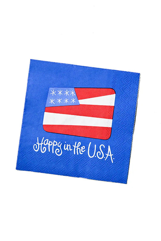 Flag Cocktail Napkins Set of 20