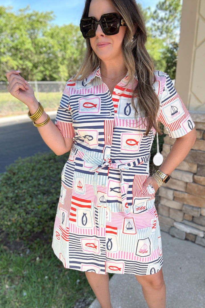 Spartina 449: Allison Shirt Dress Admiral