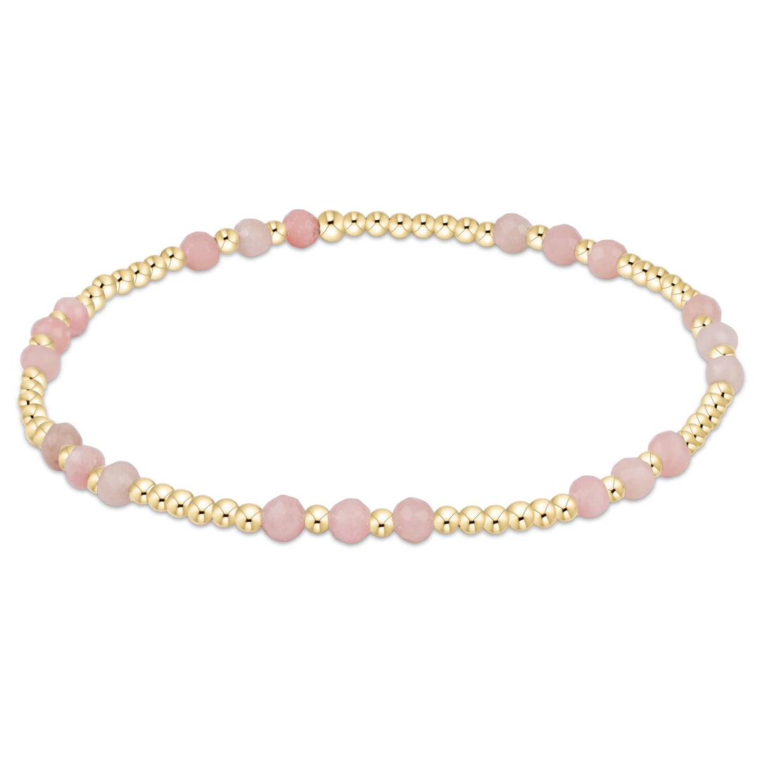 enewton: Joy Gem 3mm Bracelet - Pink Opal - B Social Boutique