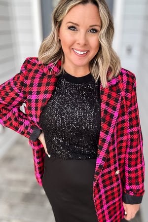 BuddyLove: AVERY OVERSIZED BLAZER - HUSTLER