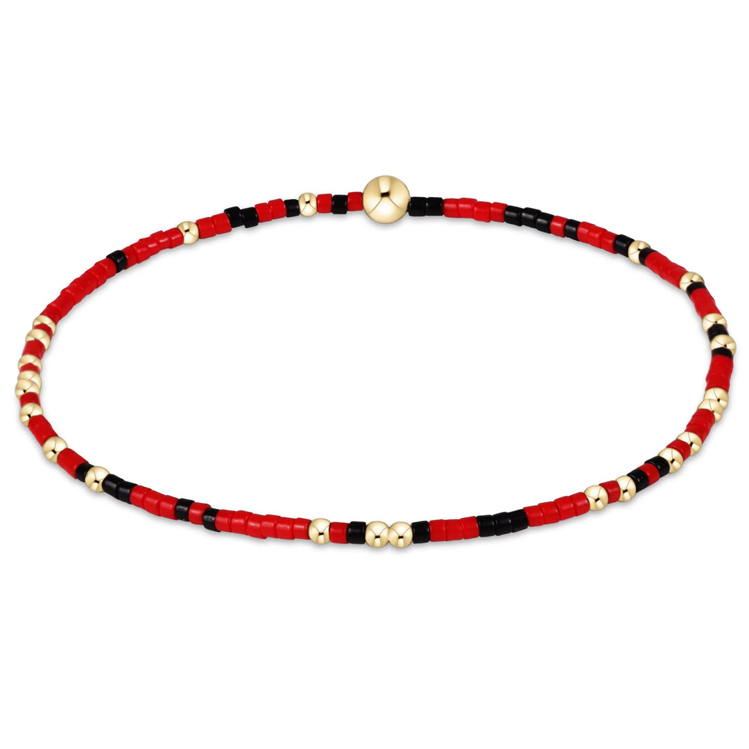 enewton: Gameday Hope Unwritten Bracelet - Red/Black
