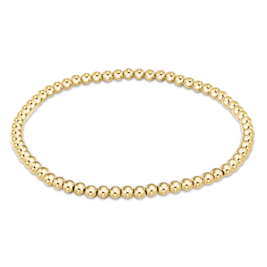 enewton: Classic Gold 3mm Bead Bracelet