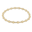 enewton: Classic Sincerity Pattern 4mm Bead Bracelet-Gold