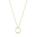 enewton: 16" Necklace Gold - Halo Gold Charm