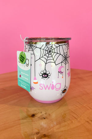 Swig: Sweet and Spooky Stemless Wine Cup (12oz)