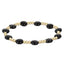 enewton: Admire Gold 3mm Bead Bracelet Faceted Onyx