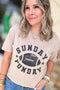 Z Supply: Sunday Funday Boyfriend Tee - Latte