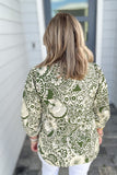 Dreaming Printed Blouse - Olive