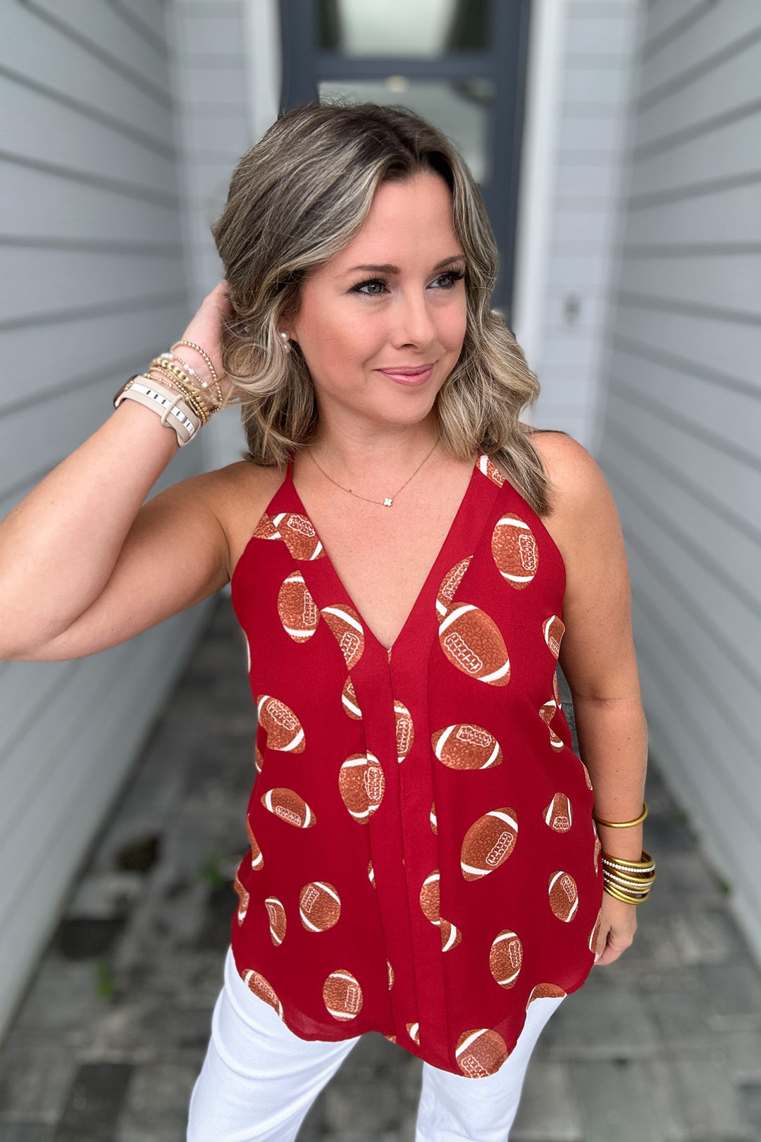 Roxy Tank - Football Crimson