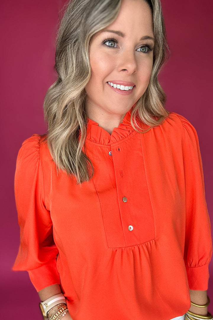 Michelle McDowell:  Ruffle It Top