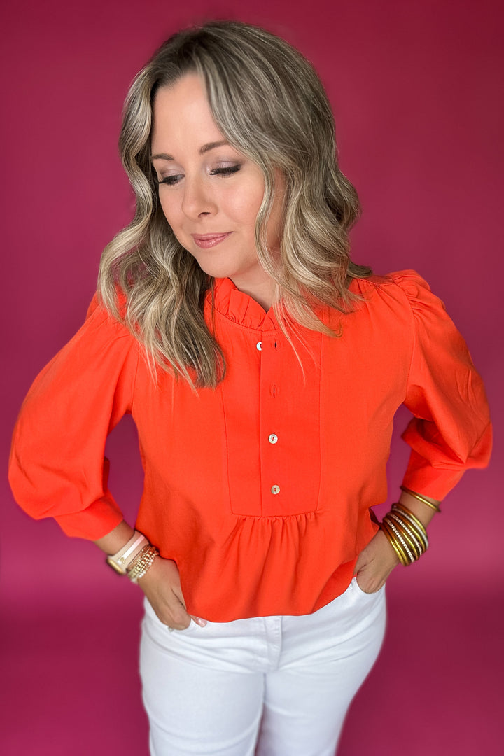 Michelle McDowell:  Ruffle It Top