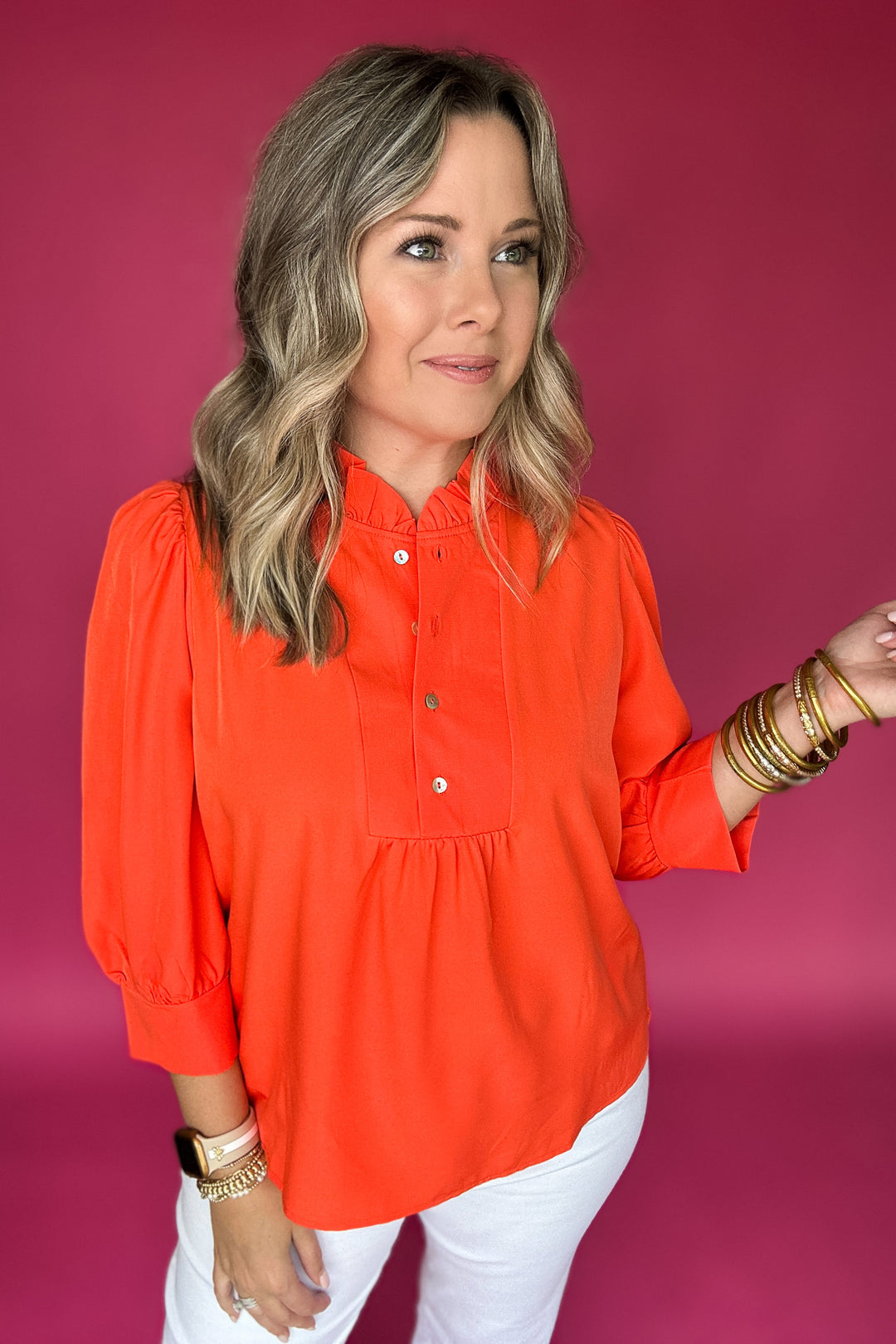 Michelle McDowell:  Ruffle It Top