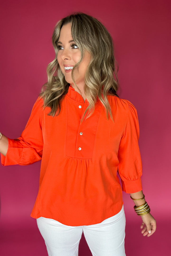 Michelle McDowell:  Ruffle It Top