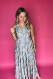 Luxe Romance Maxi Dress - Blue