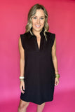 Visits Polo Dress - Black