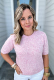 Mystic Light Pink Sweater Top